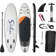 Inflatable Stand Up Paddle Board – Simple Deluxe Premium SUP for All Skill Levels, Paddle Boards for Youth & Adults, Blow Up Stand-Up Paddleboards with Accessories & Backpack, Surf Control, Black