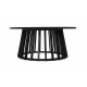 Round Coffee Table Set of 2, Grille Molding, Suitable for Bedroom, Living Room, Balcony