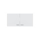 Napoles Wall Cabinet, Two Shelves, Double Door -White