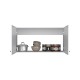 Napoles Wall Cabinet, Two Shelves, Double Door -White