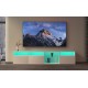 TV Console with Storage Cabinets, 82.6 Inch Long LED TV Stand with Full RGB Color Selection, 31 Modes Changing Lights Modern Entertainment Center with Power Cord (White, for 75/80 inches TV)