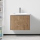 Bathroom Cabinet With Sink,Soft Close Doors,Float Mounting Design,24 Inch For Small Bathroom,24x18-00624 IMO(KD-Packing)