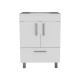 Clifton 2-Door Rectangle Single Bathroom Vanity White