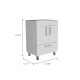 Clifton 2-Door Rectangle Single Bathroom Vanity White