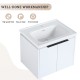 24 Inch Soft Close Doors Bathroom Vanity With Sink, Suitable For Small Bathroom