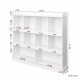 Cubbyhole storage, 10-shelf Bookcase