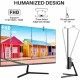 Sansui Monitor 24 inch FHD PC Monitor with USB Type-C, Built-in Speakers Earphone, Ultra-Slim Ergonomic Tilt Eye Care 75Hz with HDMI VGA for Home Office (ES-24F1 Type-C Cable & HDMI Cable Included)