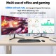 Sansui Monitor 24 inch FHD PC Monitor with USB Type-C, Built-in Speakers Earphone, Ultra-Slim Ergonomic Tilt Eye Care 75Hz with HDMI VGA for Home Office (ES-24F1 Type-C Cable & HDMI Cable Included)