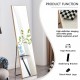 The3rd generation packaging upgrade includes a light oak solid wood frame full length mirror, dressing mirror, bedroom entrance, decorative mirror, clothing store, and floor mounted mirror. 60 Inch *17.3 Inch