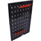 Pegboard Wall Organizer, 4ft Metal Garage Pegboard Tool Organizer w/3 Pegboards, Drill Bit Rack, Wrench Rack, Hooks Accessories, Wall-Mounted Tool Storage Pegboard for Workshop Warehouse, Black