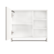 Modern 32x28inches bathroom cabinets, medicine cabinets with mirrors and LED lights, bathroom lockers with multilevel storage compartments and towel rails