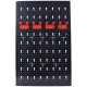 Pegboard Wall Organizer, 4ft Metal Garage Pegboard Tool Organizer w/3 Pegboards, Drill Bit Rack, Wrench Rack, Hooks Accessories, Wall-Mounted Tool Storage Pegboard for Workshop Warehouse, Black