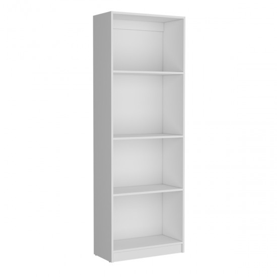 2 Piece Bookcase Living Room Set,  Storage Cabinet, 49 Inch  Wide and 9 Shelves White