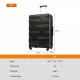 Luggage with TSA Lock Spinner Wheels Hardside Expandable Luggage Travel Suitcase Check In Luggage ABS 24 Inch