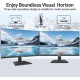 Sansui Monitor 24 inch IPS FHD 1080P 75HZ HDR10 Computer Monitor with HDMI,VGA,DP Ports Frameless/Eye Care/Ergonomic Tilt/Speakers Built-in(ES-24X5A HDMI Cable Included)