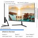 Sansui Monitor 24 inch FHD PC Monitor with USB Type-C, Built-in Speakers Earphone, Ultra-Slim Ergonomic Tilt Eye Care 75Hz with HDMI VGA for Home Office (ES-24F1 Type-C Cable & HDMI Cable Included)