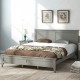 Modern Gray Solid Wood Queen Platform Bed(old sku:WF283525AAE)