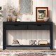 U_STYLE  Console Table Entryway Table for Hallway Living Room with 2 Drawers and 1 Shelf