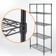 Wire Shelving Metal Storage Rack Adjustable Shelves, Standing Storage Shelf Units for Laundry Bathroom Kitchen Pantry Closet(White, 36L x 14W x 71H)