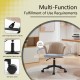 Home Office Chair, Velvet Fabric Swivel Flower Shape Computer Desk Chair for Home Office or Bedroom