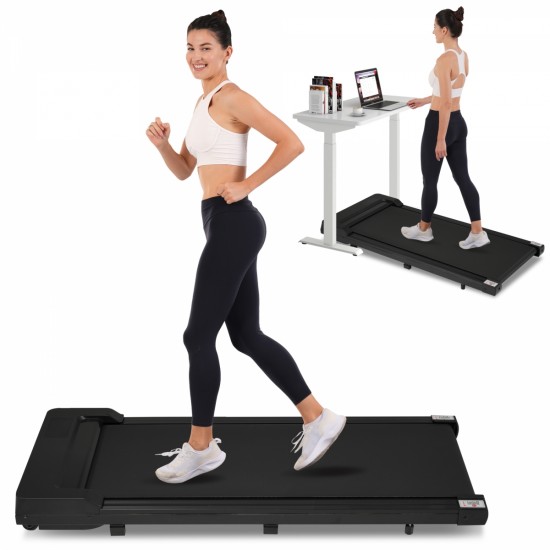 NEW RELEASE 8.10 Walking Pad Under Desk Treadmill for Home Office -2.5HP Walking Treadmill 0.6-4MPH 300LBS Capacity Treadmill for Walking Running Remote Control Batterys