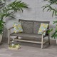 HAMPTON WOOD + WICKER LOVESEAT