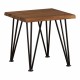 ZION INDUSTRIAL WOOD AND METAL  ACCENT TABLE