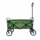 Folding Wagon Garden Shopping Beach Cart (Green)