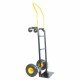 HT1006BK-YL   Hand Truck Dual Purpose 2 Wheel Dolly Cart and 4 Wheel Push Cart with Swivel Wheels 330 Lbs Capacity Heavy Duty Platform Cart for Moving/Warehouse/Garden/Grocery