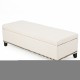 Stylish Ottoman Is Great, Fabric Bench, For Additional Storage And Seating Living Room