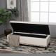 Stylish Ottoman Is Great, Fabric Bench, For Additional Storage And Seating Living Room