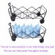 Big large capacity Folding cart Extra Long Extender Wagon Cart Folding Wagon Garden Shopping Beach Cart (black + blue)