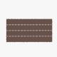 2FT Patio Deck Tiles, DIY Module Interlocking Decking Tiles Floor Tile,Easy and Quick Installation Court Tiles for Porch Poolside Balcony Backyard 24pcs Red Brown