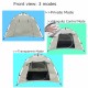 Tent, quick-opening automatic tent, waterproof and UV resistant tent, suitable for 2~3 people camping, picnic, outdoor travel tent - beige