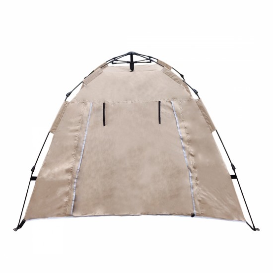 Tent, quick-opening automatic tent, waterproof and UV resistant tent, suitable for 2~3 people camping, picnic, outdoor travel tent -khaki