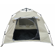 Tent, quick-opening automatic tent, waterproof and UV resistant tent, suitable for 2~3 people camping, picnic, outdoor travel tent - beige