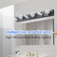 LED Modern Black 6-Light Vanity Lights Fixtures Over Mirror Bath Wall Lighting