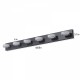 LED Modern Black 6-Light Vanity Lights Fixtures Over Mirror Bath Wall Lighting