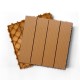 Plastic Composite Deck Tiles Set of 35pcs, Composite Decking Resist Rust, Water, Weather, Indoor&Outdoor, Easy to DIY & Maintain, Ideal for Patios, Balconies, Rooftops, Decks, 12x12 Inch Wood color