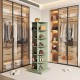 Green 360 Rotating shoe cabinet 6 layers