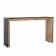 Black / Natural Wooden Console Table Narrow Entryway Table Modern Couch Table Small Entry Way Tables, Easy Assembly, Multi colors