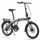 20 Inch Folding Bike Steel Frame 7 Speed City Bike