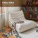 No Installation Bean Bag Chair Big Beanbag Chair for Adults Bean Bag Lounger Foam Chair for Home, Apartment, Living room or Gaming Venue Sofa in a box