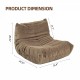 Floor sofa Bean Bag Chair for Adults Fireside Bean Bag Lounger Memory Foam Chair for Home, office, Apartment or Gaming Venue