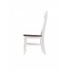 Wallace & Bay Mountina Brown And White Dining Chairs, Set of 2