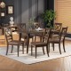 Dining Chairs Set of 2, Brown