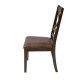 Dining Chairs Set of 2, Brown