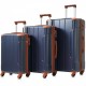 Hardshell Luggage Sets 3 Pcs Spinner Suitcase with TSA Lock Lightweight 20''24''28''