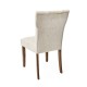 Dining Chairs Set of 2,  Upholstered Kitchen & Dining Room Chairs(Cream)