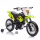 12V Kids Ride On Electric Toy Motorcycle,Rear suspension,Twist Grip Throttle,Slow Start,Removable training wheels,Indie music box with horn and engine,Simulation of dirt bike modeling for kids 3-8.